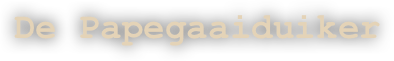 De Papegaaiduiker